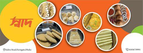 A selection of Bangladeshi snack foods, from the Facebook page of "Shaad", a snack food maker in Bangladesh.